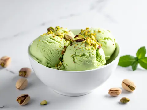 Crème Glacée aux Pistaches