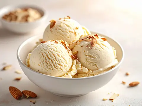 Glace aux Amandes Grillées