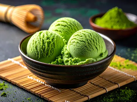 Glace au Thé Vert Matcha