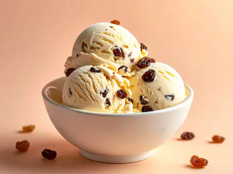Glace Rhum-Raisin Variante
