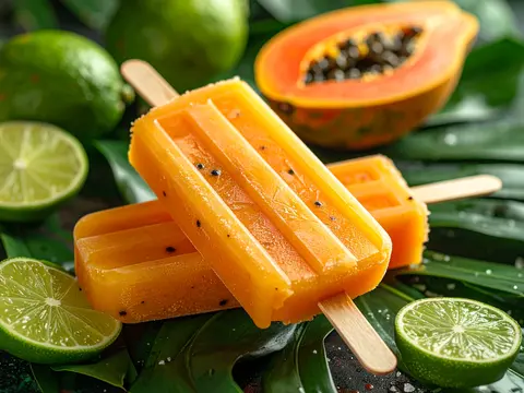 Popsicle Papaye & Lime