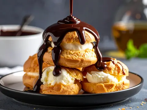 Profiteroles au Chocolat